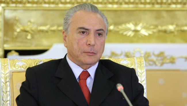 Президент Бразилии Мишель Темер. Архивное фото
