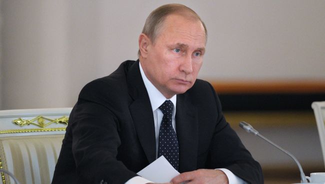 Президент России Владимир Путин. Архивное фото