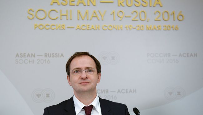 Министр культуры РФ Владимир Мединский. Архивное фото Министр культуры РФ Владимир Мединский. Архивное фото