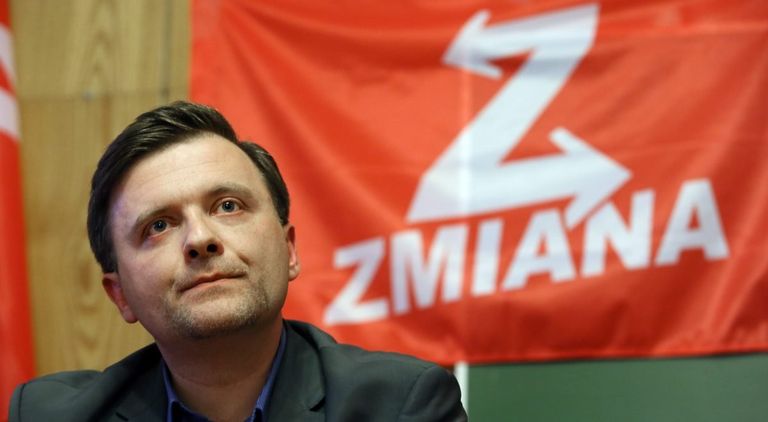Лидер польской политической партии Смена Матеуш Пискорский Лидер польской политической партии Смена Матеуш Пискорский