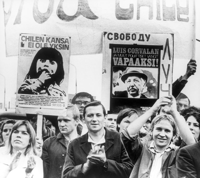 Митинг в поддержку Луиса Корвалана Митинг в поддержку Луиса Корвалана