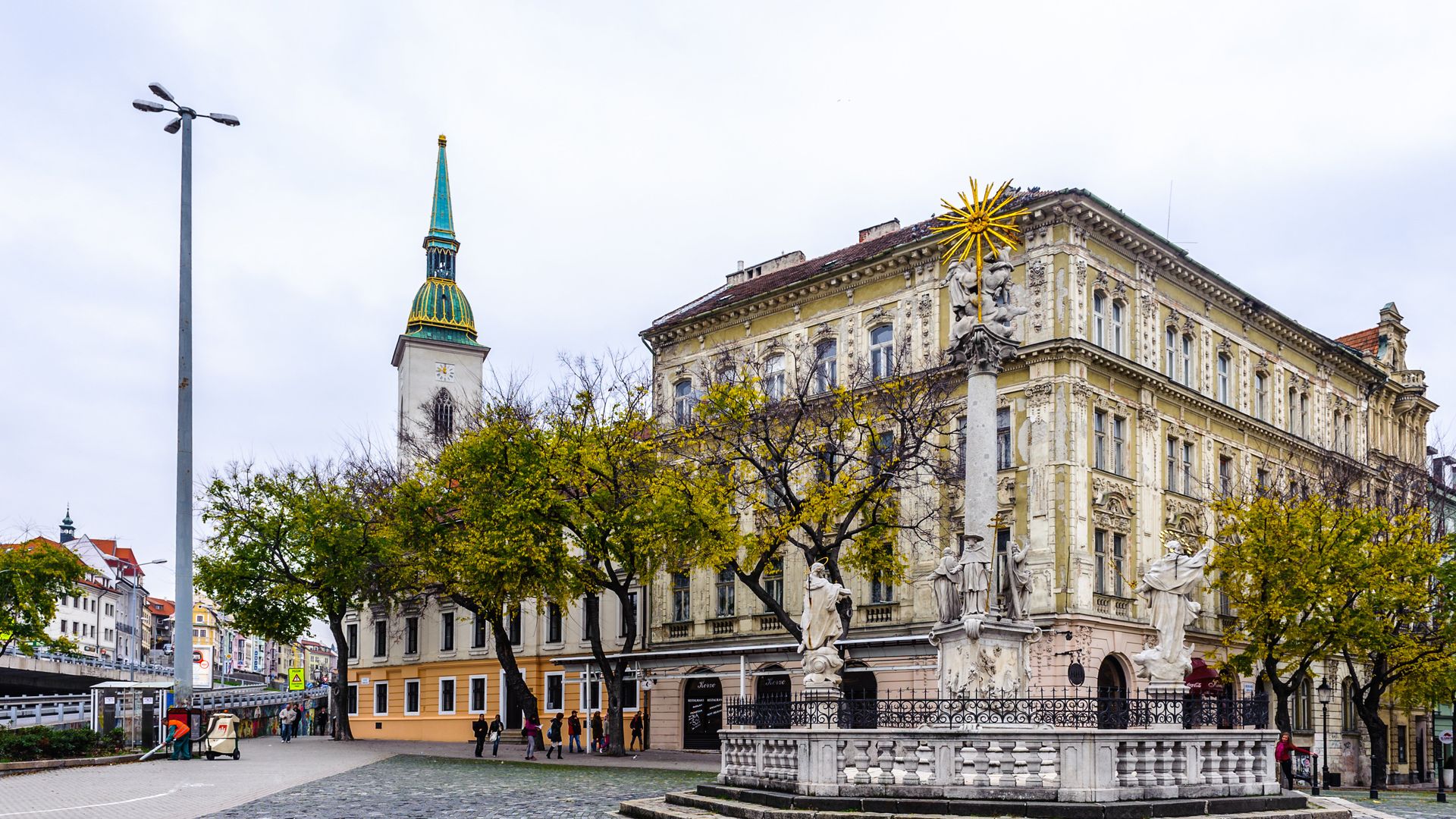Центральная площадь в Братиславе, Словакия - РИА Новости, 1920, 21.08.2021