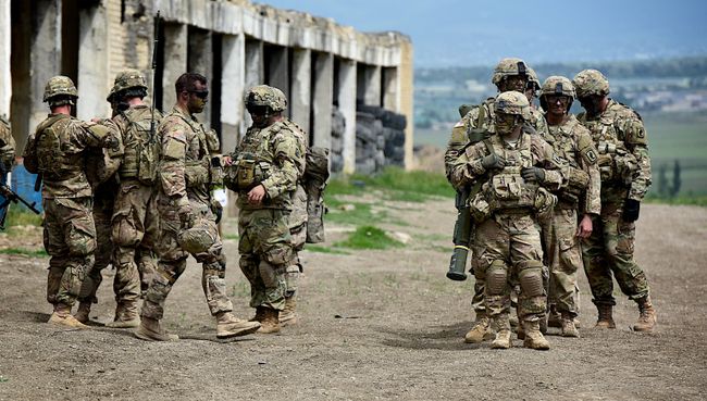 Совместные военные учения вооруженных сил Грузии и США Достойный партнёр. Архивное фото Совместные военные учения вооруженных сил Грузии и США Достойный партнёр. Архивное фото