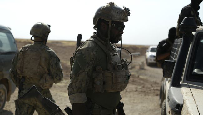 Американский спецназ в сирийской провинции Ракка. Архивное фото Американский спецназ в сирийской провинции Ракка. Архивное фото