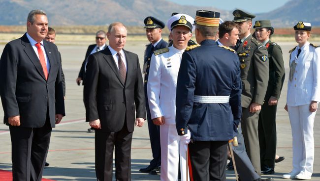 Визит президента РФ В. Путина в Грецию Визит президента РФ В. Путина в Грецию