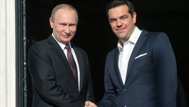 Визит президента РФ В. Путина в Грецию