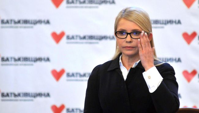 Лидер всеукраинского объединения Батькивщина Юлия Тимошенко. Архивное фото