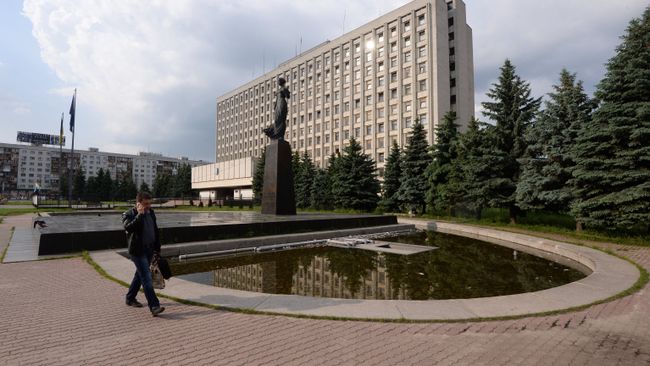 Здание Центральной избирательной комиссии Украины в Киеве