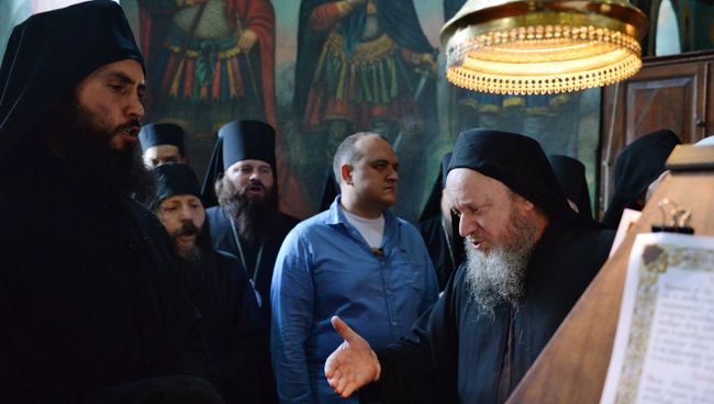 Афон. Монахи