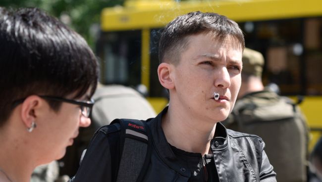 Депутат Верховной рады Украины Надежда Савченко. Архивное фото Депутат Верховной рады Украины Надежда Савченко. Архивное фото