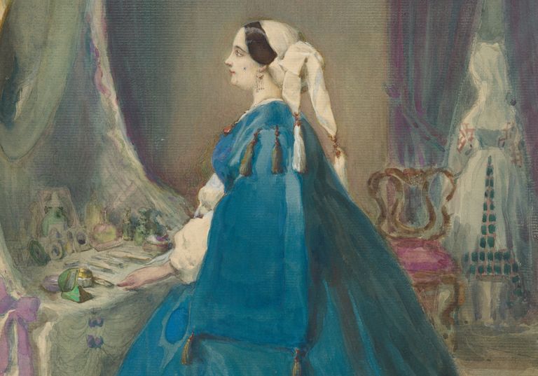 За туалетом (Перед зеркалом). 1907 год За туалетом (Перед зеркалом). 1907 год
