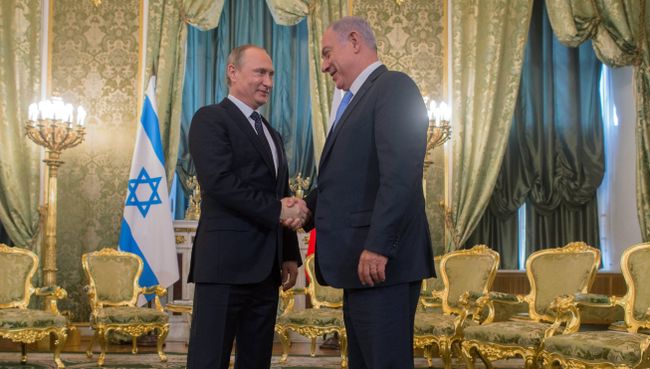 Встреча президента РФ В. Путина с премьер-министром Израиля Б. Нетаньяху Встреча президента РФ В. Путина с премьер-министром Израиля Б. Нетаньяху