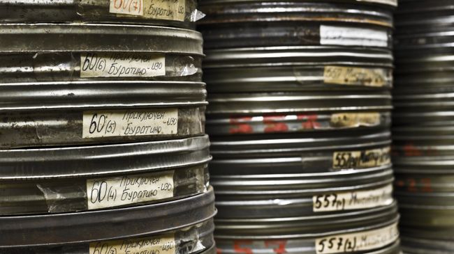 Хранилище мультипликационных кинофильмов на киностудии Союзмультфильм, которой исполняется 80 лет Хранилище мультипликационных кинофильмов на киностудии Союзмультфильм, которой исполняется 80 лет