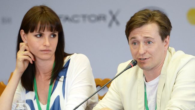 Режиссер Анна Матисон и актер Сергей Безруков на пресс-конференции фильма После тебя. Архивное фото