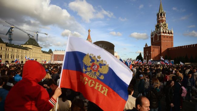 Концерт в честь Дня России на Красной площади Концерт в честь Дня России на Красной площади