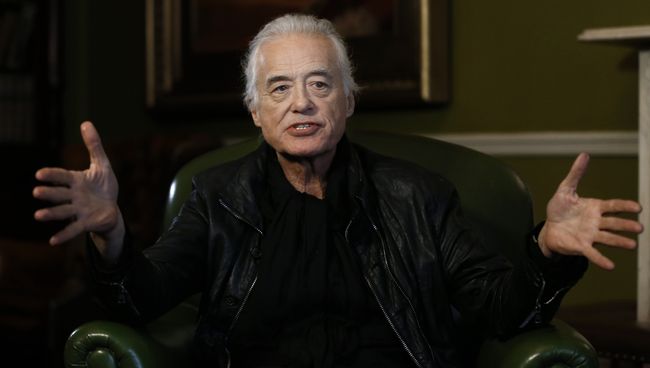 Гитарист группы Led Zeppelin Джимми Пейдж