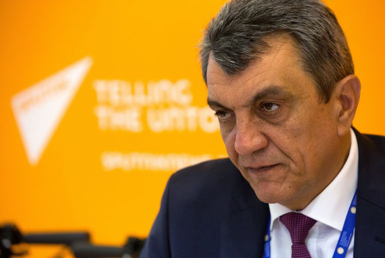 Губернатор Севастополя Сергей Меняйло на XX Петербургском международном экономическом форуме
