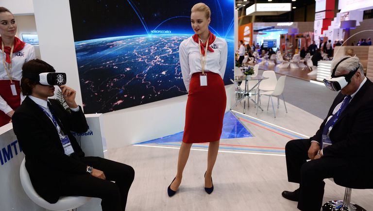 Павильон Новороссийского морского торгового порта выставке SPIEF Investment & Business Expo