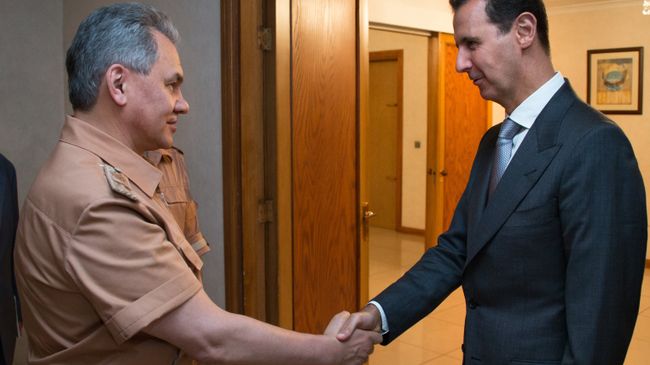 Рабочая поездка министра обороны РФ С.Шойгу в Сирию. Архивное фото