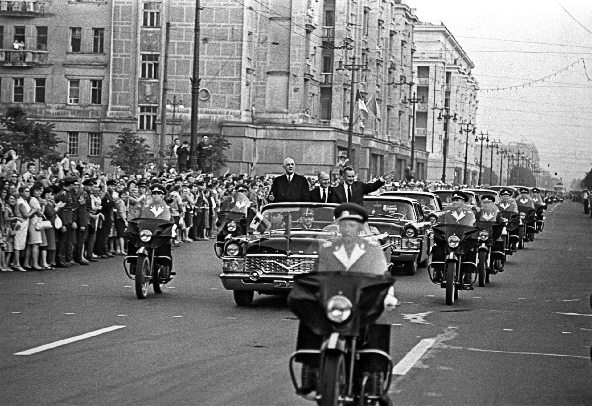 Визит президента Франции Шарля де Голля в СССР. Июнь 1966 года Визит президента Франции Шарля де Голля в СССР. Июнь 1966 года