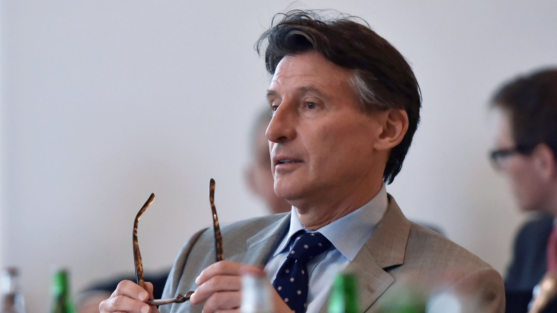 Президент Международной ассоциации легкоатлетических федераций (IAAF) Себастьян Коу Президент Международной ассоциации легкоатлетических федераций (IAAF) Себастьян Коу - РИА Новости, 1920, 25.03.2025