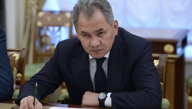 Министр обороны РФ Сергей Шойгу. Архивное фото Министр обороны РФ Сергей Шойгу. Архивное фото