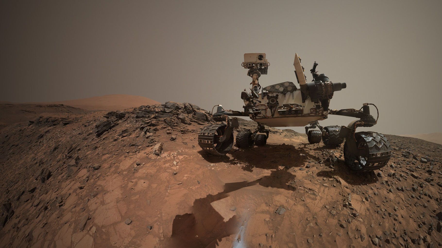Очередное селфи марсохода Curiosity Очередное селфи марсохода Curiosity - РИА Новости, 1920, 02.12.2021