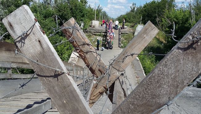 В районе Станицы Луганской. Архивное фото