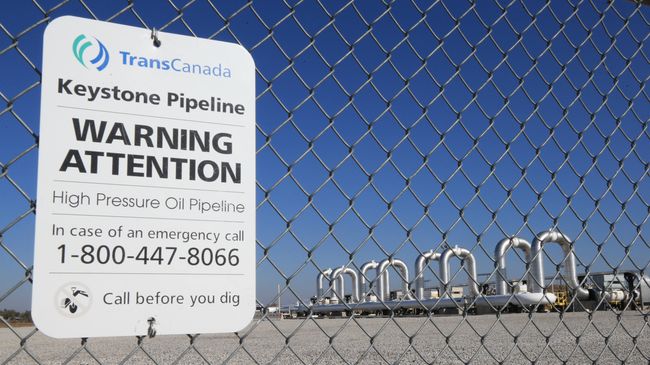Компрессорная станция компании TransCanada для нефтепровода Keystone XL в Небраске, США. Архивное фото Компрессорная станция компании TransCanada для нефтепровода Keystone XL в Небраске, США. Архивное фото