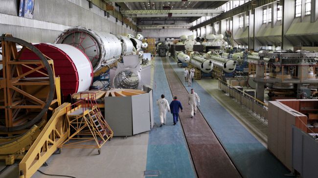 Работа Государственного космического научно-производственного центра имени Хруничева Работа Государственного космического научно-производственного центра имени Хруничева