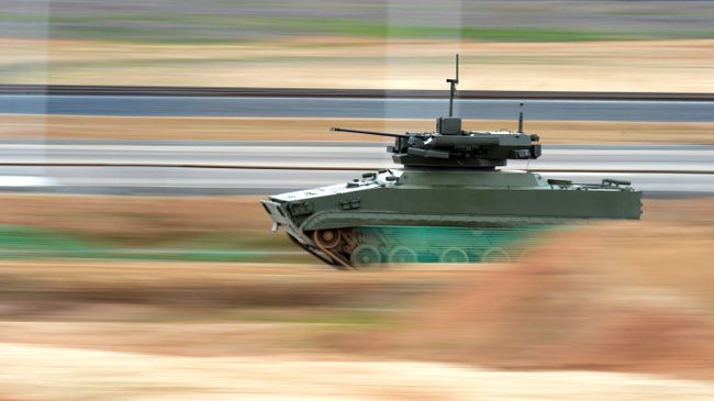 Роботизированный беспилотный комплекс Удар. Архивное фото Роботизированный беспилотный комплекс Удар. Архивное фото
