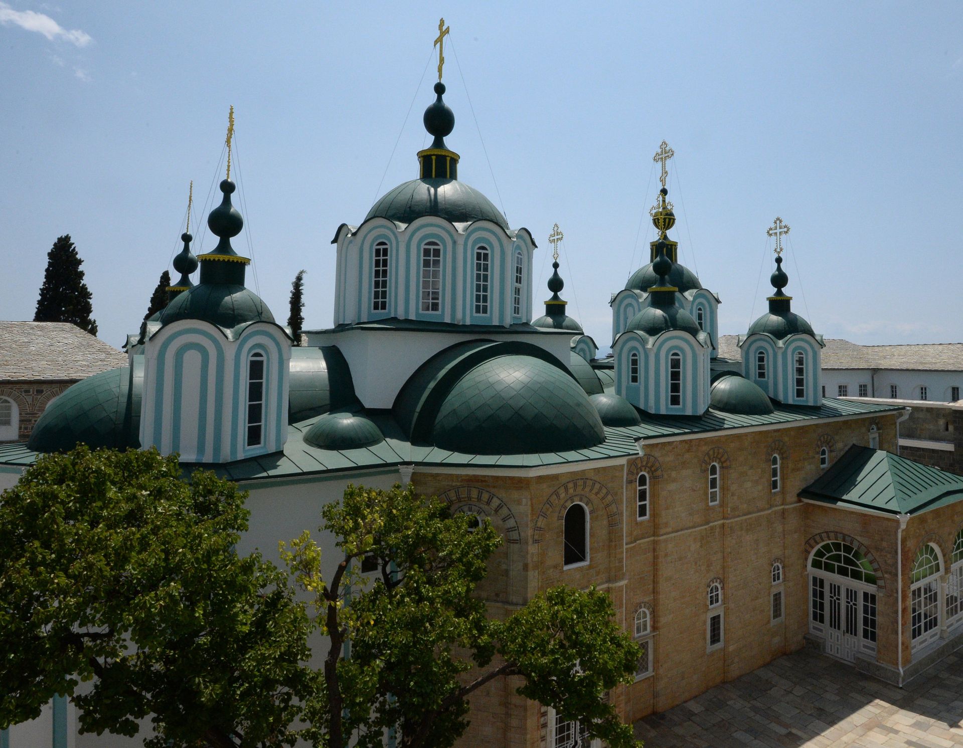 Греция. Святая Гора Афон Греция. Святая Гора Афон - РИА Новости, 1920, 09.07.2025