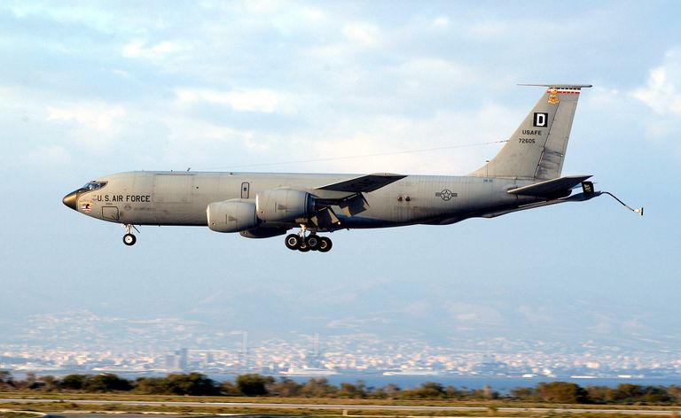 Американский самолет КС-135А Американский самолет КС-135А