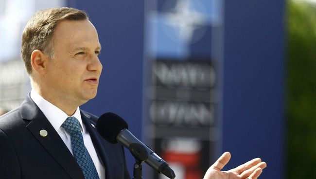 Президент Польши Анджей Дуда. Архивное фото Президент Польши Анджей Дуда. Архивное фото