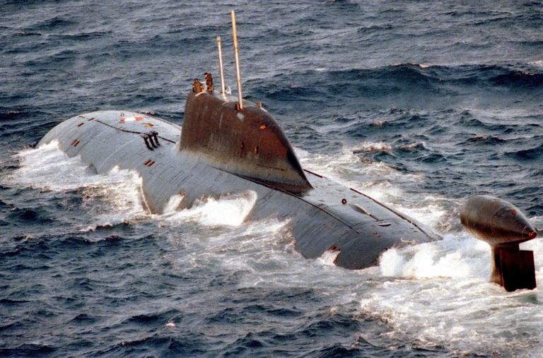 Российская атомная подводная лодка К-322 Кашалот