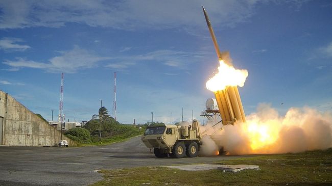 Американский противоракетный комплекс системы THAAD. Архивное фото Американский противоракетный комплекс системы THAAD. Архивное фото