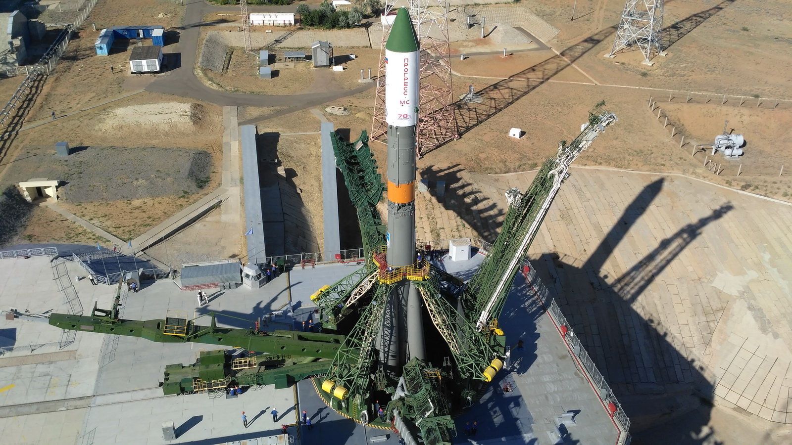 Ракета-носитель Союз-У на стартовом комплексе площадки №31 космодрома Байконур Ракета-носитель Союз-У на стартовом комплексе площадки №31 космодрома Байконур - РИА Новости, 1920, 23.04.2021