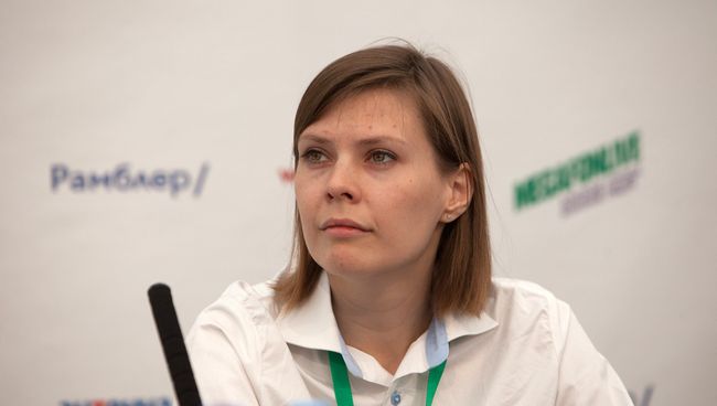 Варвара Хмелькова руководитель по спонсорству и партнерству Мегафон на пресс-конференции фестиваля Megafonelive