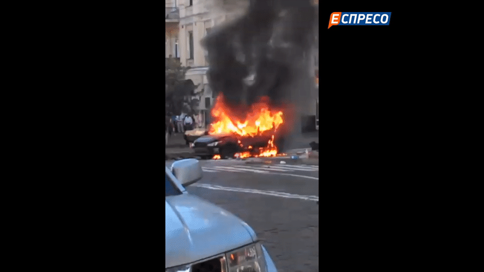 Видео с места гибели Павла Шеремета Видео с места гибели Павла Шеремета