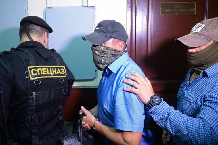 Заместитель начальника управления собственной безопасности СК РФ Александр Ламонов в Лефортовском суде Москвы Заместитель начальника управления собственной безопасности СК РФ Александр Ламонов в Лефортовском суде Москвы