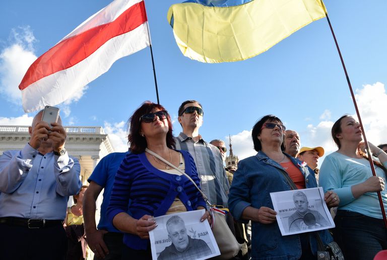 Акция памяти журналиста Павла Шеремета в Киеве Акция памяти журналиста Павла Шеремета в Киеве