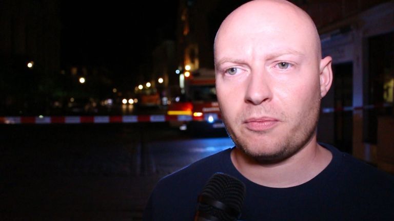 Очевидец взрыва в Ансбахе рассказал о первых минутах после ЧП Очевидец взрыва в Ансбахе рассказал о первых минутах после ЧП