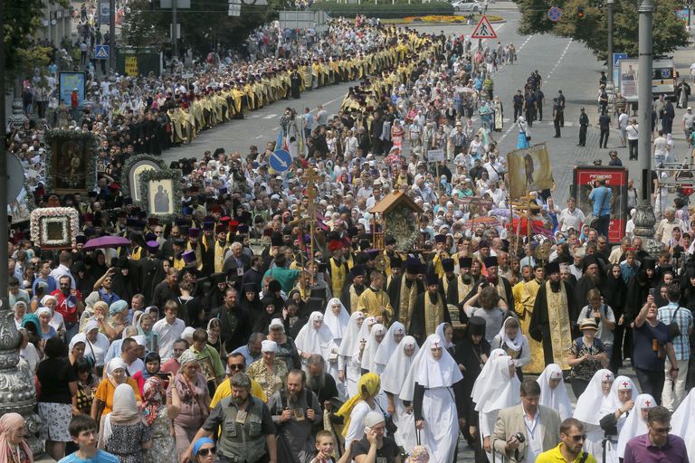Крестный ход в Киеве Крестный ход в Киеве