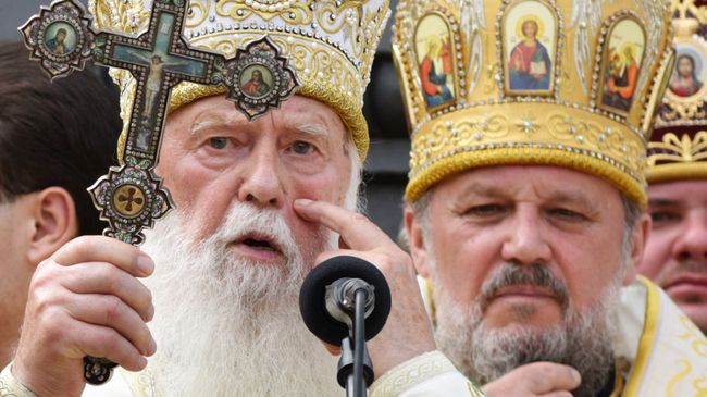 Глава Киевского патриархата Филарет. Архивное фото