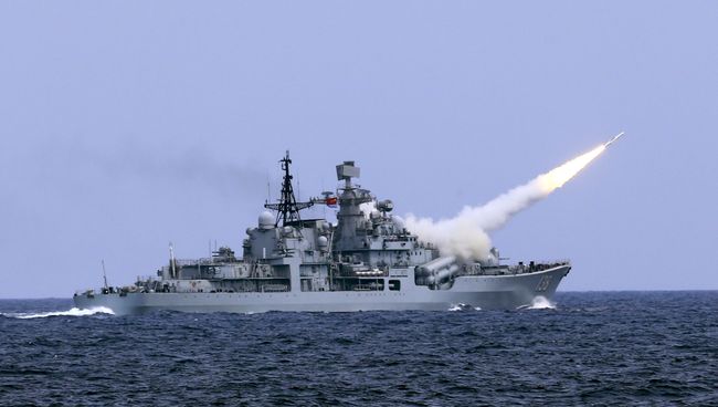 Военные учения КНР в Восточно-Китайском море. Архивное фото Военные учения КНР в Восточно-Китайском море. Архивное фото