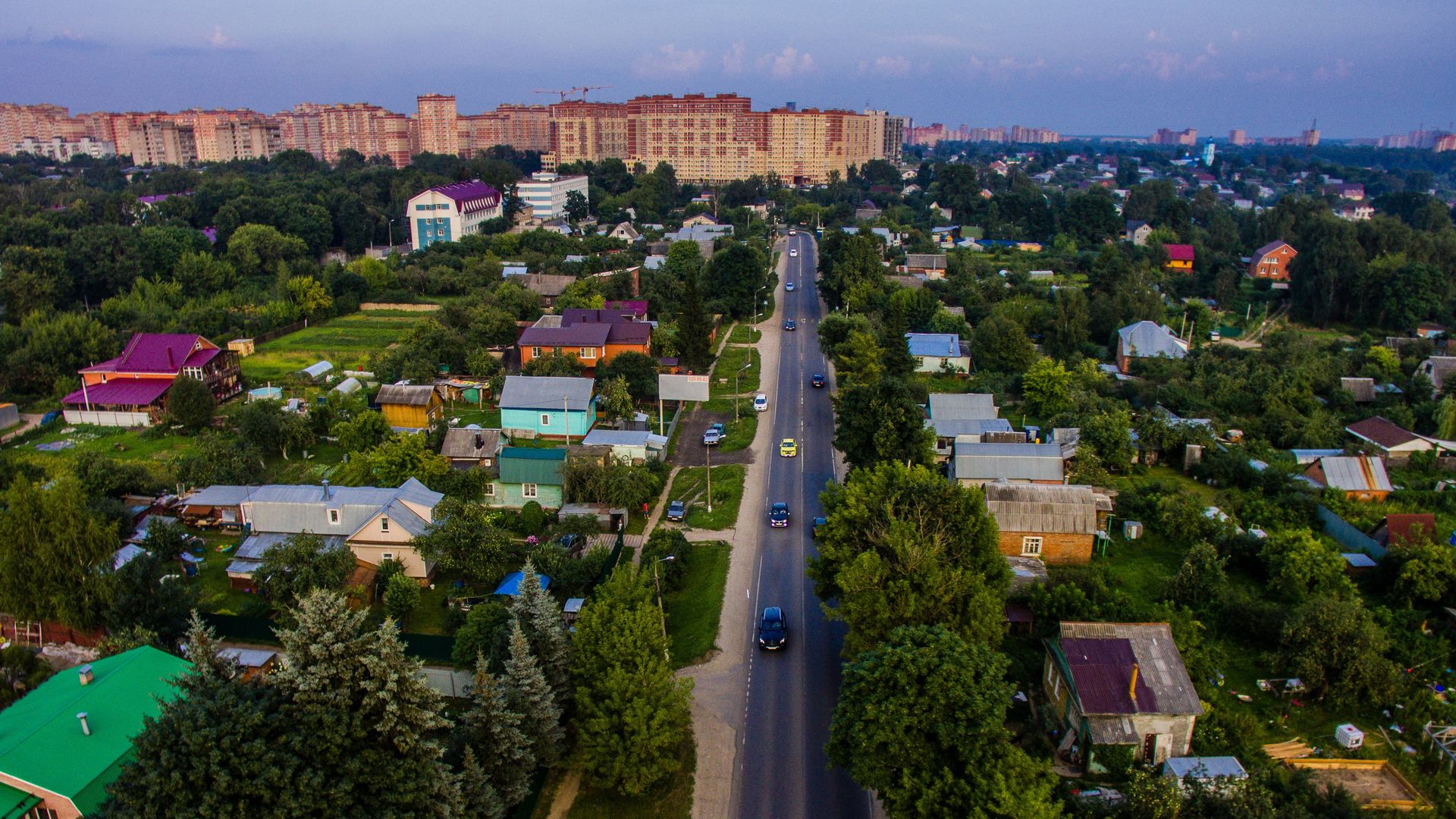 Многоквартирные дома и садовые участки в городе Щелково Московской области - РИА Новости, 1920, 02.12.2020