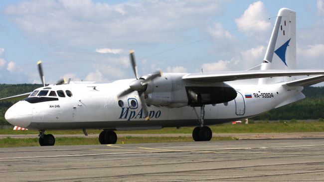 Самолет Ан-24Б авиакомпании ИрАэро Самолет Ан-24Б авиакомпании ИрАэро