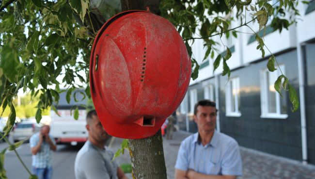 Акция протеста шахтёров во Львове. Архивное фото