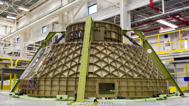 Пилотируемый транспортный космический корабль CST 100 Starliner, разрабатываемый компанией Boeing. Архивное фото Пилотируемый транспортный космический корабль CST 100 Starliner, разрабатываемый компанией Boeing. Архивное фото