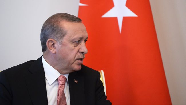 Президент Турции Реджеп Тайип Эрдоган. Архивное фото
